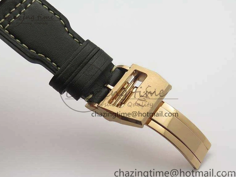 MIROTIME 1227 Big Pilot Real PR IW502701 RG YLF 1:1 Best Edition Blue Dial On Calfskin Strap A Classic 7225